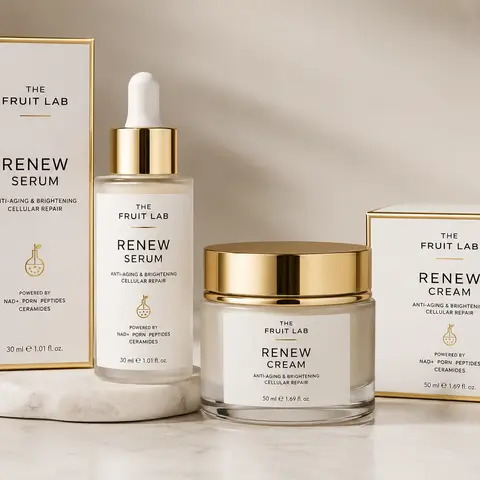 Set The Fruit Lab Renew: Serum 30ml y Crema 50ml Anti-Aging